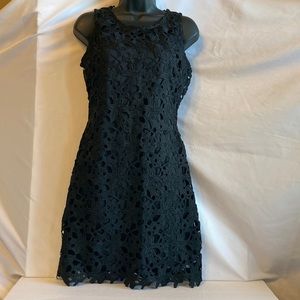 Teeze Me Black Lace Little Black Dress Size Medium (Junior)